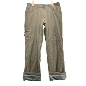 Mountain Hardwear Fleece Lined Cargo Pants Mens 35x33* Outdoor Workwear Gorpcore